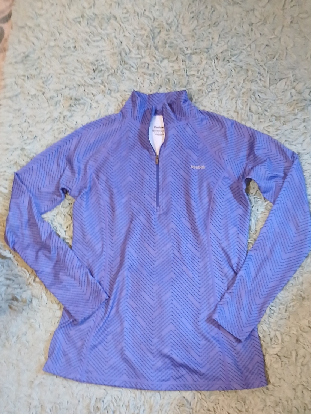 Reebok Purple Chevron Training Top